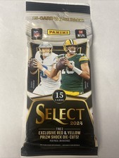 2024 Panini Select Football 15-Card Value Pack - Factory Sealed!