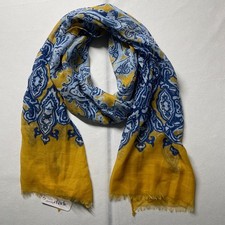 NWT Charming Charlie Blue & Mustard Yellow Or...