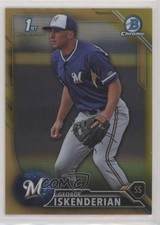 2016 Bowman Chrome Prospects Gold Refractor 15/50 George Iskenderian #BCP187 5n0