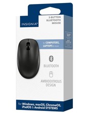 Insignia Bluetooth 3-Button Mouse Ambidextrou...