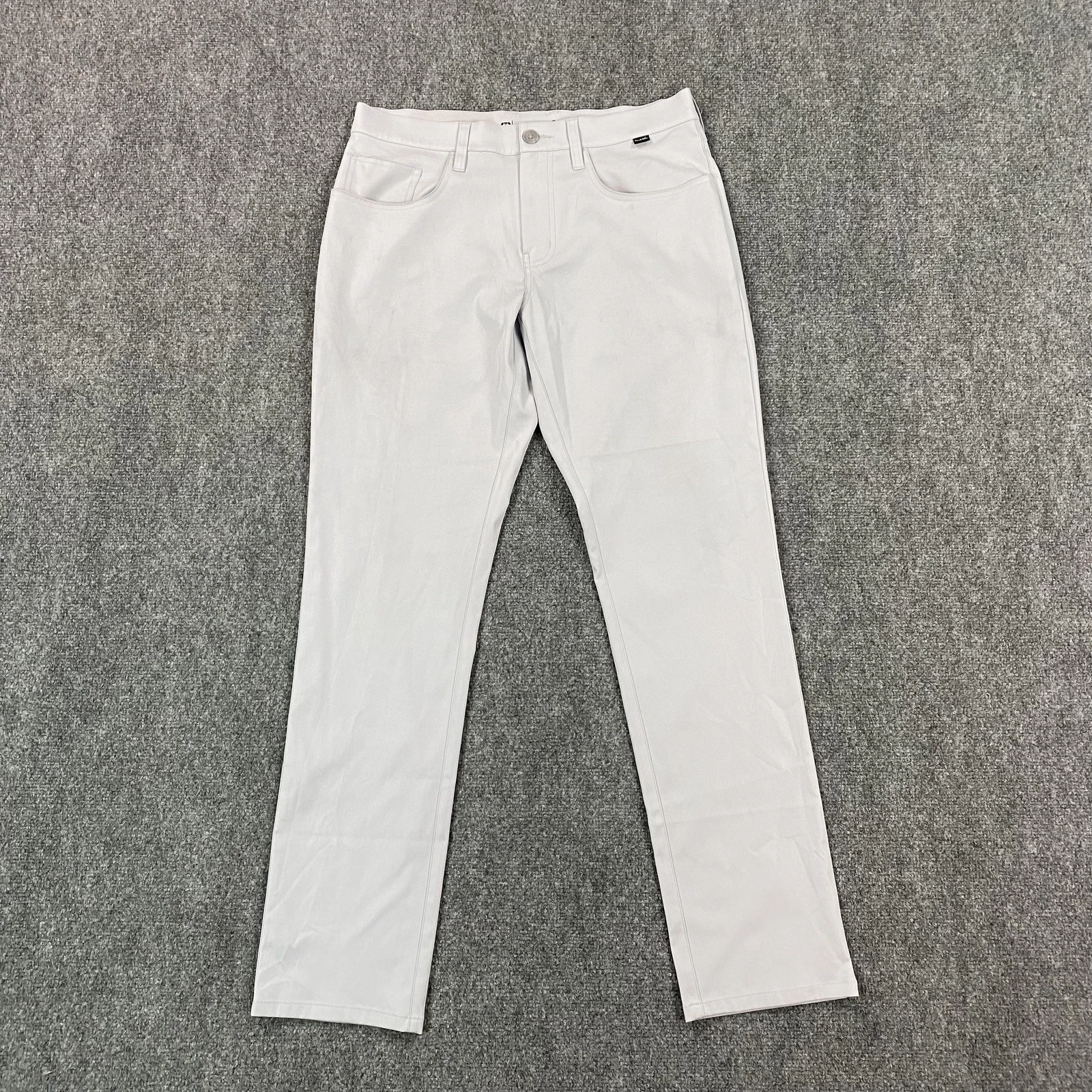 TravisMathew Pants Mens 32 Gray Open To Close Golf Straight Leg Performance