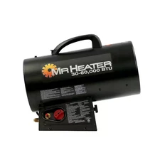 60,000 BTU Forced Air Propane Outdoor Space Heater with Quiet Burner Technology