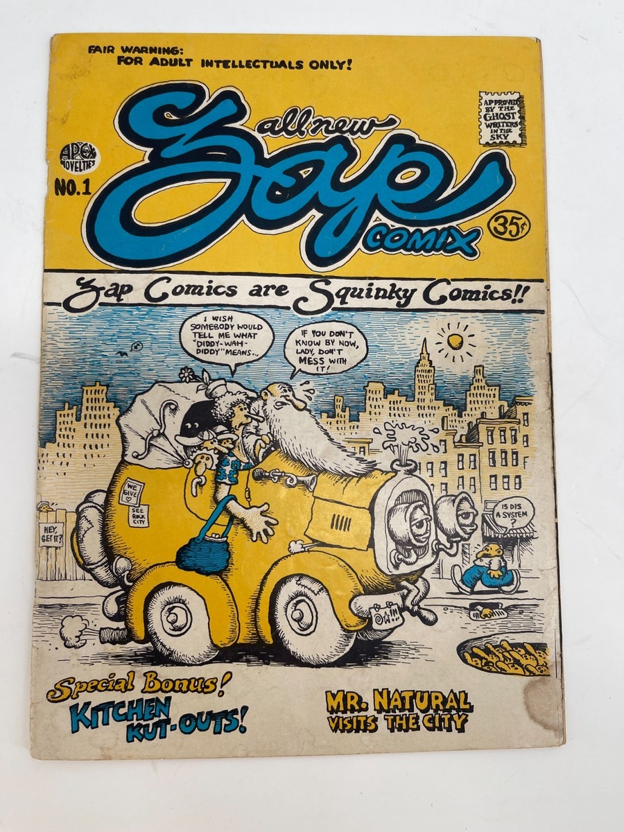 Zap Comix #1 (1968, Apex Novelties) – Underground Comix Landmark