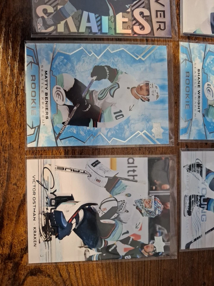 Seattle Kraken Lot Of 8 Cards As Pictured **Combine Ship ** - Image 2 of 4