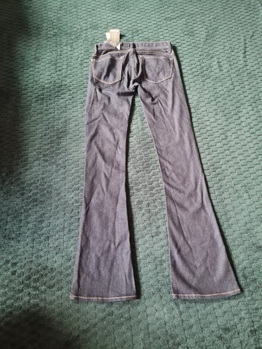 Armani Exchange 25 S Skinny Flare Womens Jeans Dark Blue Mid Rise Size UK 6 - Picture 6 of 13