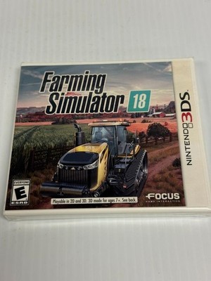 Nintendo 3DS FARMING SIMULATOR 18 Game 2017 Brand NEW & SEALED