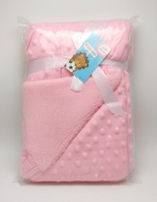 Super Soft Minky Baby Blanket – New – Pram / Cot / Newborn