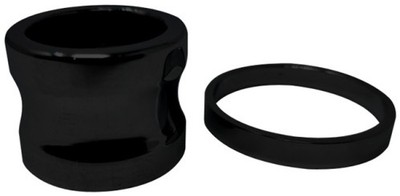 Covingtons Front Axle Spacer - Black Motorcycle Street Bike C0008-B 0222-0628