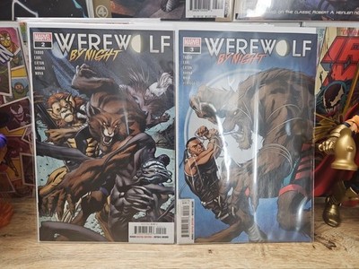 LOT OF 2 WEREWOLF BY NIGHT # 2 3 MARVEL 2020 JAKE GOMEZ