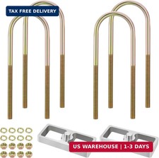 1/2 inch Universal Leaf Spring Lowering Block Kits 5" Length x 2-1/3" Width Hi