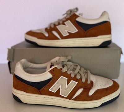 New Balance Numeric 480 Size 9.5M Rust White Used NM480DOR READ DESCRIPTION