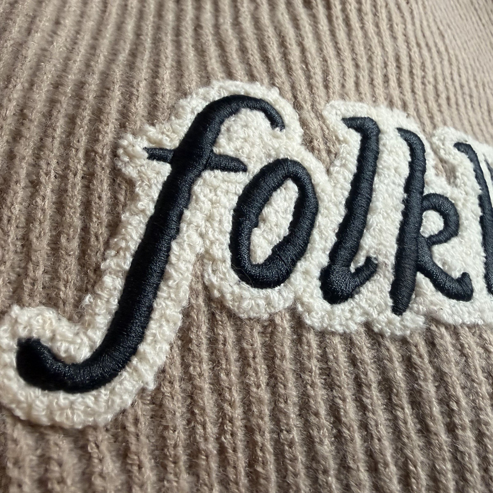 Taylor Swift Folklore Patch Chenille Sweater - image 8
