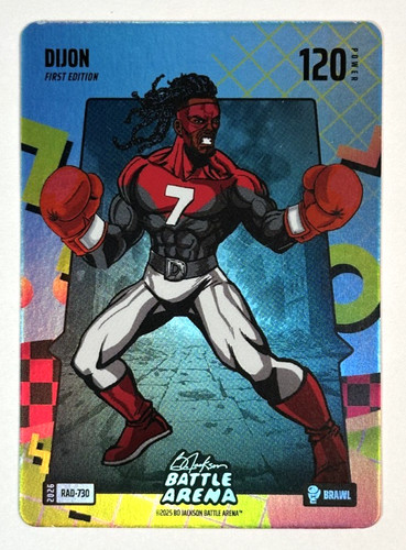 2025 Bo Jackson Battle Arena Dijon Bijan Robinson 1st Ed 80's RAD Brawl