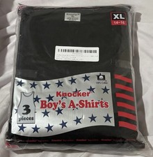 Boys' Pack of 6 Preshrunken Cotton A-Shirts - Assorted - Large