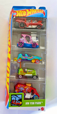 RARE Hot Wheels FUN PARK bump around, loopster, cool one, loco motorin. teed off