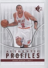 2008-09 SP Authentic Profiles Shawn Marion #AP-28 0qr0