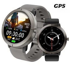 2025 AMOLED Smart Watch GPS Bluetooth Call Fitness Tracker Waterproof Smartwatch