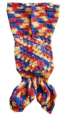 Mermaid Tail  NEWBORN Cocoon Baby Sleeping Bag Baby Shower Gift Handmade 20''