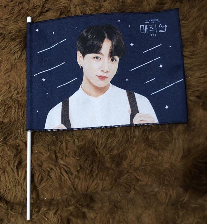 K-POP・アジア BTS MAGIC SHOP IMAGE FLAG JUNGKOOK BTS JUNG KOOK MAGIC SHOP IMAGE FLAG FAN MEETING Official