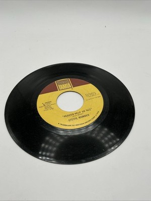 STEVIE WONDER - HEAVEN HELP US ALL - ORIGINAL TAMLA RECORDS 45 - GREAT SHAPE