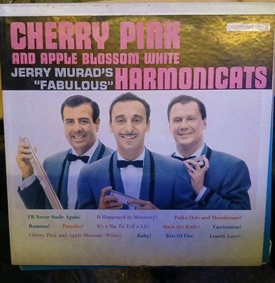 Jerry Murad's Harmonicats Cherry Pink and Apple Blossom White  2 Record Albums