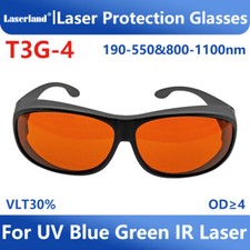 532nm 1064nm OD6 Green Laser Protective Goggles Safety Glasses CE Tattoo Removal