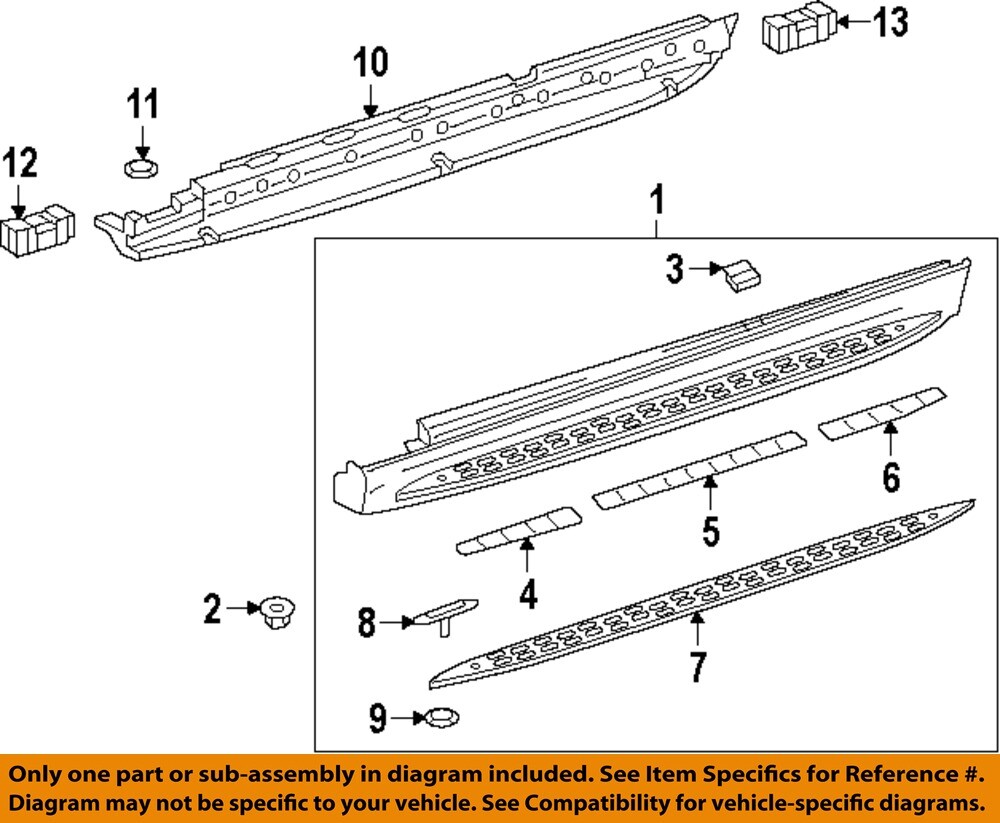 Mercedes MERCEDESBENZ OEM 1215 ML350Running Board Step Left