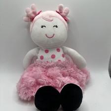 Baby Starters Snuggle Buddy Plush Doll Pink Ballerina Polka Dots Stuffed Toy