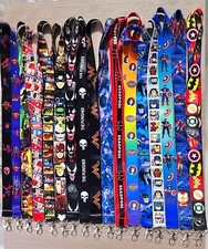 Lot 20pcs cartoon avenger mix Lanyard Mobile Phone ID Card KeyChain Holder gifts