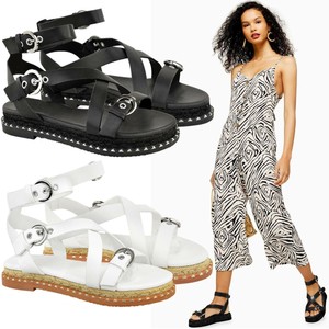 flat black espadrille sandals