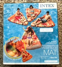1 PK Intex Giant Inflatable Pizza Slice Float For Beach or Swimming Pool Toy NEW
