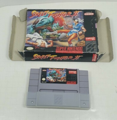 Street Fighter II Turbo Super Nintendo SNES with Box