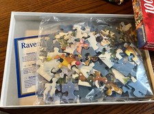 Ravensburger 12001364 – Finestra di Fiori Anziani, con 100 Pezzi Extra Grip, Grande Immagine e Base per Puzzle