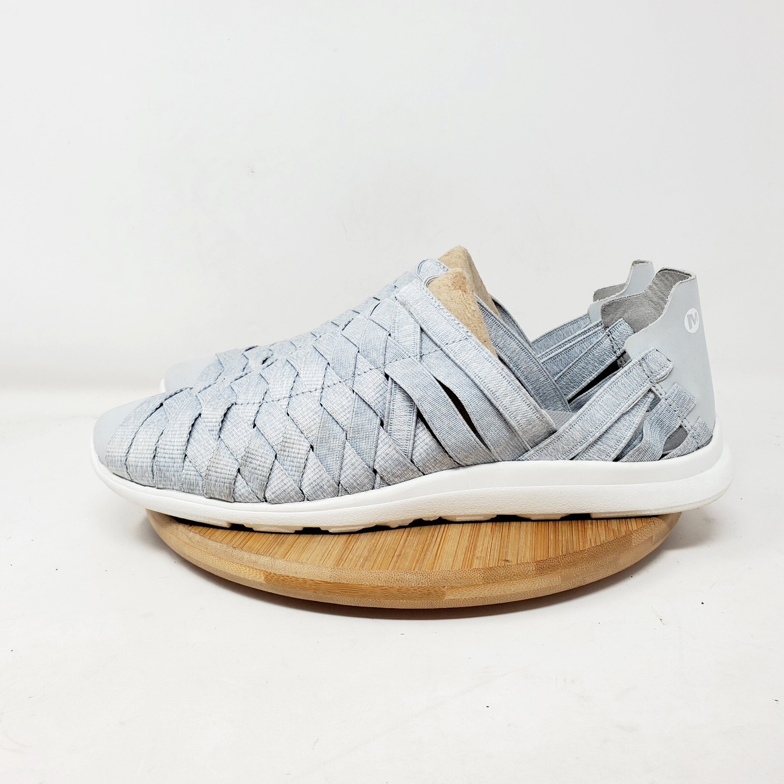 Scarpe da ginnastica Merrell da donna 9 grigie Flora Kye tessitura slip on grigie scarpe comode