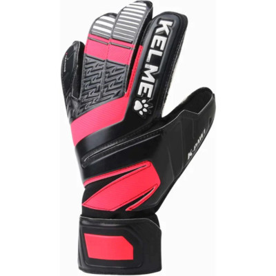 KELME Goalkeeper Gloves Black/Neon Red