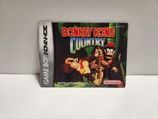 Donkey Kong Country Nintendo Gameboy Advance GBA Instruction Manual Only