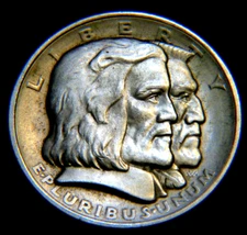 1936 Silver Long Island Tercentenary US Commemorative Half Dollar - Lot  408