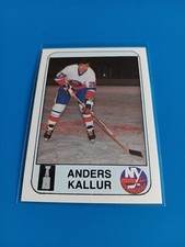 1983-84 New York Islanders Islander News Anders Kallur #9 Hockey Card