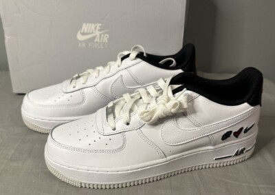 Nike Air Force 1 '07 LV8 1 GS 'Peace Love Swoosh' DM8154-100 Youth Boys Size 7Y