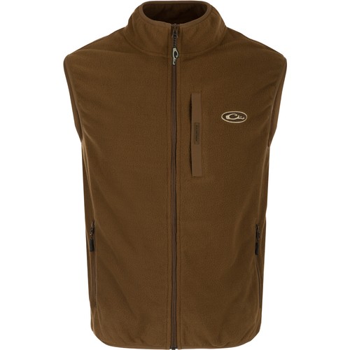 New Drake Waterfowl Men's Camp Fleece Vest - Picture 18 of 18