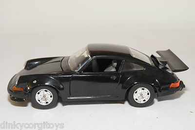 Burago ポルシェ911turbo BBURAGO BURAGO 102 PORSCHE 911 TURBO S BLACK EXCELLENT CONDITION