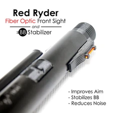 Daisy Red Ryder Improved FIBER OPTIC Front Sight / Muzzle - INCREASED ACCURACY!