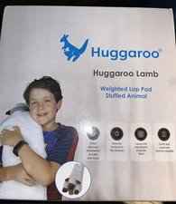 Huggaroo Weighted Lap Pad for Kids - Calming Plush Weighted Stuffed Lamb /B48