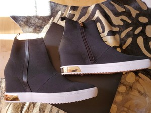 dkny cali wedge sneaker