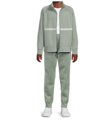 Athletic Works Girls 2 PC Green Fleece Tracksuit Size XXL (18) NWT - Picture 2 of 5