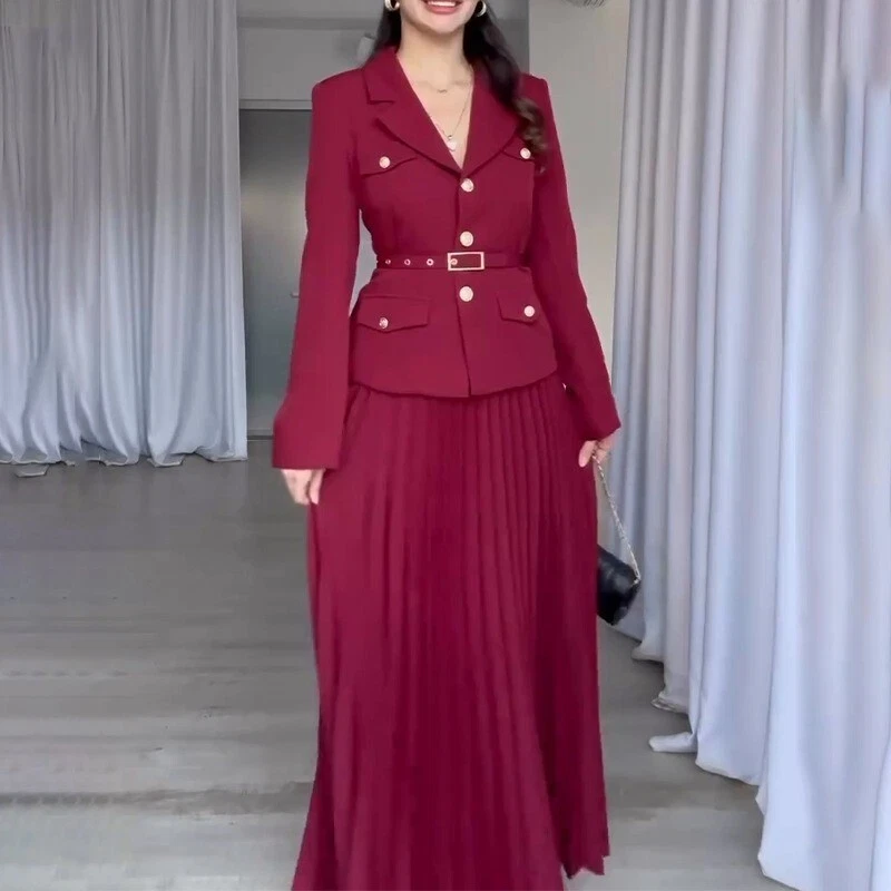 Mujeres Traje Falda Conjunto 2 Piezas Formal Negocios Trabajo Informal Boda Fiesta Trajes Foto 2 de 4