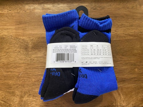 nike crew socks 6 pack big kids - Picture 4 of 4