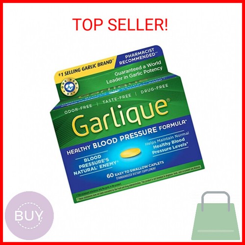 Garlique Garlic Extract Supplement, Healthy Blood Pressure Formula, Odorless & V eBay