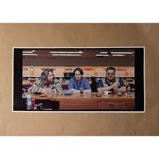 The Big Lebowski Movie Poster Print Bar Bear Eats You Bowling Dude Walter Bowl