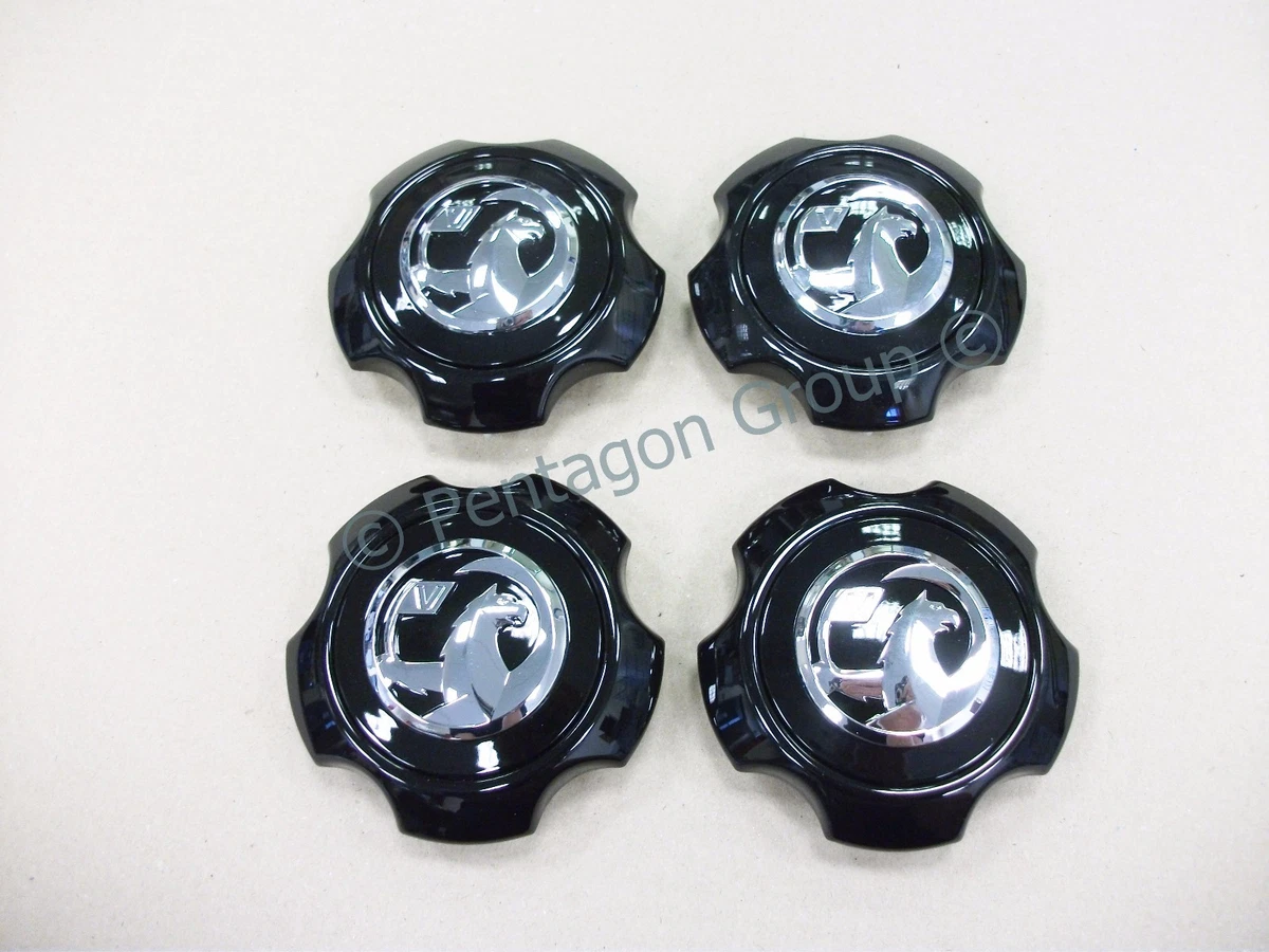 Genuine Vauxhall Corsa D 4x Black Alloy Wheel Centre Cap New